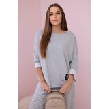 Kesi Cotton tracksuit light grey Cijene