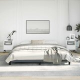  Okvir kreveta bez madraca tamno sivi 193x203 cm, od kraljevskog baršuna | shoptok.hr