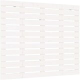  Stensko posteljno vzglavje belo 141x3x91,5 cm trdna borovina, (20739828) | Shoptok.si