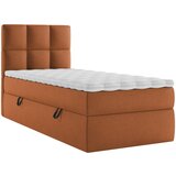 MID.YOU POSTELJA Z VZMETNICO 90 cm x 200 cm , les, tekstil, leseni material opečnato rjava | Shoptok.si