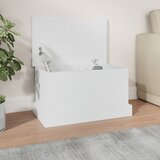 vidaXL Kutija za pohranu bijela 50 x 30 x 28 cm od konstruiranog drva Cijene