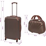  4-Dijelni Set Čvrstih Kofera Boja Kave | shoptok.hr