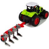  Traktor na daljinsko upravljanje PLUG 1:16 sa gumenim kotačima - zeleni | shoptok.hr