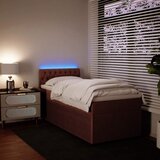 Box spring krevet s madracem ružičasti 100x200 cm baršunasti | shoptok.hr