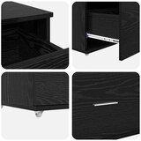  Stol Crni hrast 131,5 x 50 x 106,5 cm Konstruirano drvo | shoptok.hr