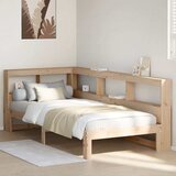 vidaXL Krevet s regalom za knjige bez madraca 90x200 cm od borovine Cijene