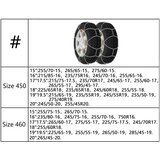 Lanci za snijeg za auto gume 2 kom 16 mm SUV 4 x 4 vel. 400 | shoptok.hr