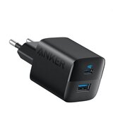 Anker 323 polnilec 33W 1xUSB-A 1xUSB-C črna | Shoptok.si
