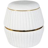 Kayoom TABURE, tekstil bela, zlate barve | Shoptok.si