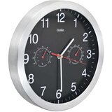 vidaXL Zidni sat s kvarcnim mehanizmom higrometrom i termometrom 30 cm | shoptok.hr