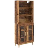 vidaXL Highboard Staro drvo 69,5 x 32,5 x 180 cm Konstruirano drvo | shoptok.hr