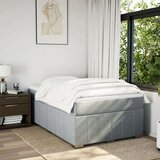 vidaXL Krevet s oprugama i madracem svjetlosivi 120x190 cm od tkanine | shoptok.hr