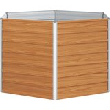  Povišeni vrtni krevet Svijetlosmeđa 129 x 129 x 77 cm | shoptok.hr