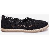 Boto Lace Espadrilles Women Black Adelira | shoptok.hr