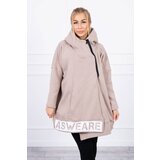Kesi Beige insulated sweatshirt with zipper Cene