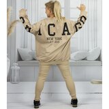 Pri Women's tracksuit loose sweatshirt + ribbed leggings CHICAGO | Shoptok.si