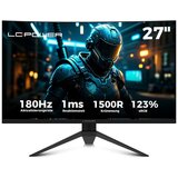 LC Power monitor 27" LC-M27FC fhd 180Hz curved va panel 1920x1080 1xDP/2xHDMI/1xUSB, audio out Cene