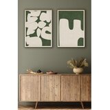 WALLXPERT huhu202 - 50 x 70 Multicolor Decorative Framed MDF Painting (2 Pieces) | ePonuda.com