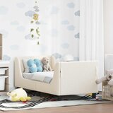  Okvir kreveta za malu djecu s naslonom Krem 70 x 140 cm Bouclé | shoptok.hr