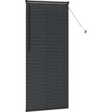 vidaXL Zavjesa za prozor sa zavjesama Ostalo Crna 80 x 175 cm Aluminij | shoptok.hr