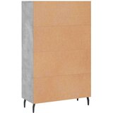  Visoka komoda boja betona 69 5 x 31 x 115 cm konstruirano drvo | shoptok.hr