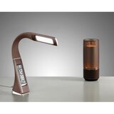  Brilagi - LED prigušiva stona lampa sa displejem PELLE LED/7W/230V braon | Eponuda.com
