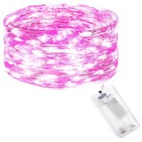 MIKRO LED lampice na baterije, 20 LED dioda - Roza | shoptok.hr