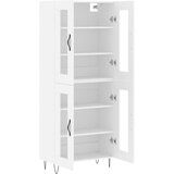  Visoka komoda bijela 69,5x34x180 cm konstruirano drvo | shoptok.hr