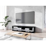 P & B nizka omarica A140, črna, vzorec ribje kosti, led | Shoptok.si