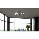  Plafonski luster STAR 5xE27/60W/230V crna/zadimljeno-crna | Eponuda.com