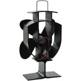 vidaXL ventilator za peć na toplinski pogon s 4 lopatice crni | shoptok.hr