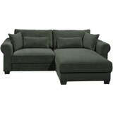 MID.YOU KOTNA SEDEŽNA GARNITURA, rebrasti žamet temno zelena | Shoptok.si