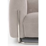 Jotex Sivo-bež sofa od samta 234 cm Everman – | shoptok.hr