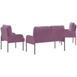  Setovi sofa 3 pcs Ljubičasta 115 x 56 x 80 cm Šperploča | shoptok.hr