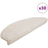  Prostirke za stepenice 30 kom 65x21x4 cm Bijele poluokrugle velike - Bijela 65 x 21 x 4 cm 30 Bijela Cijene