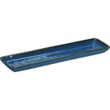 Rose & Tulipani Concerto - pravokotni krožnik 32 x 8 cm - Blu Avio Cene