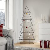 vidaXL Metalno ukrasno božićno drvce crno 150 cm | shoptok.hr