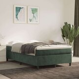  Box spring posteljni okvir temno zelen 120x200 cm žamet, (20794875) Cene