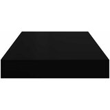  Plutajuće zidne police 2 kom crne 40 x 23 x 3,8 cm MDF | shoptok.hr