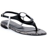 Priv Lab Sandali & Odprti čevlji MOSAIC NERO ALLURE Črna Cene