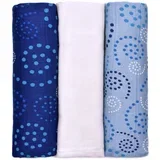 BIO Bamboo Diapers Spirales platnene pelene 70x70 cm 3 kom