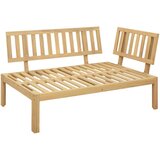  5 Komad Jedinične vrtne Pallet sofe Čvrsto drvo akacije | shoptok.hr