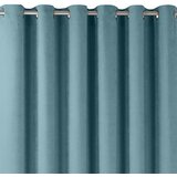  Curtain MILANA color blue style classic silver silver metal eyelets chenille 140x245 HOMEDE | shoptok.hr