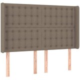 Krevet s oprugama i madracem smeđesivi 140 x 190 cm od tkanine | shoptok.hr