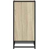  Komoda boja hrasta 35,5 x 35 x 76 cm konstruirano drvo i metal | shoptok.hr