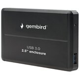 Gembird EE2-U3S-2 USB 3.0 externo kućište za 2.5'' SATA hard diskove, aluminium, crni Cene