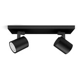 Philips LED prigušiva spot svetiljka Hue RUNNER 2xGU10/4,2W/230V + DO crna | Eponuda.com