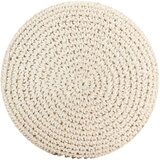  Ručno rađeni tabure s makrameom 45 x 30 cm pamučni | shoptok.hr