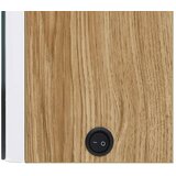  LED kupaonski ormarić s ogledalom bijeli i hrast 62x14x60 cm | shoptok.hr