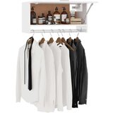 vidaXL Ormar visoki sjaj bijeli 70 x 32,5 x 35 cm od iverice | shoptok.hr